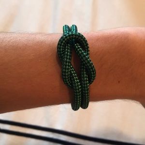 Lemon & Line navy + green nautical rope bracelet⚓️